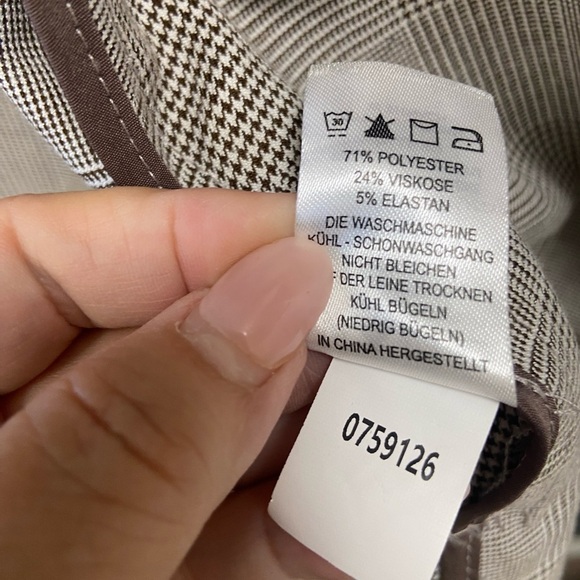 Rachel Zoe Medium Gingham Plaid Open Front 3/4 Length Sleeve Blazer $69 - Picture 8 of 8